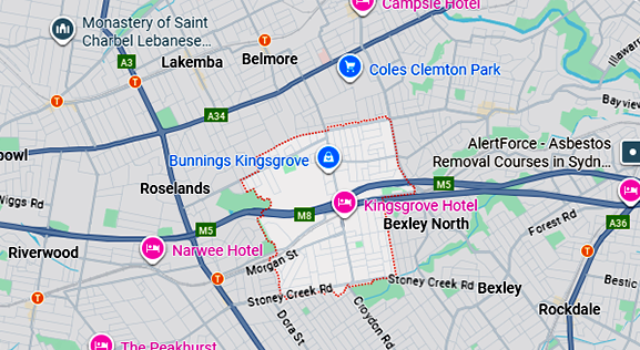 kingsgrove map
